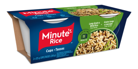 Tasses de riz à grains longs et sauvage aux fines herbes Minute Rice<sup>MD</sup>