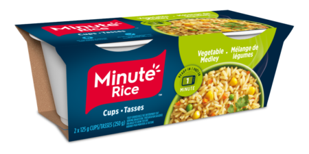 Tasses de riz Mélange de légumes Minute Rice<sup>MD</sup>