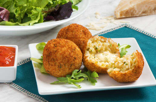 Boulettes De Riz Farcies À La Mozzarella En 40 Minutes