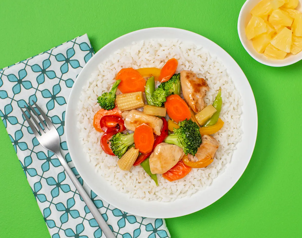 10 Minute Easy Sweet and Sour Chicken