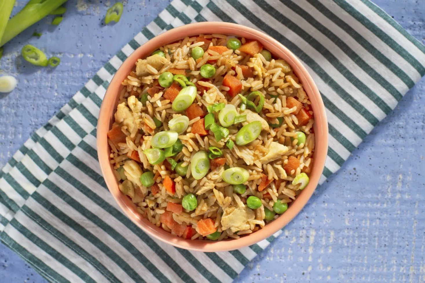 5 Minute Microwave Fried Rice