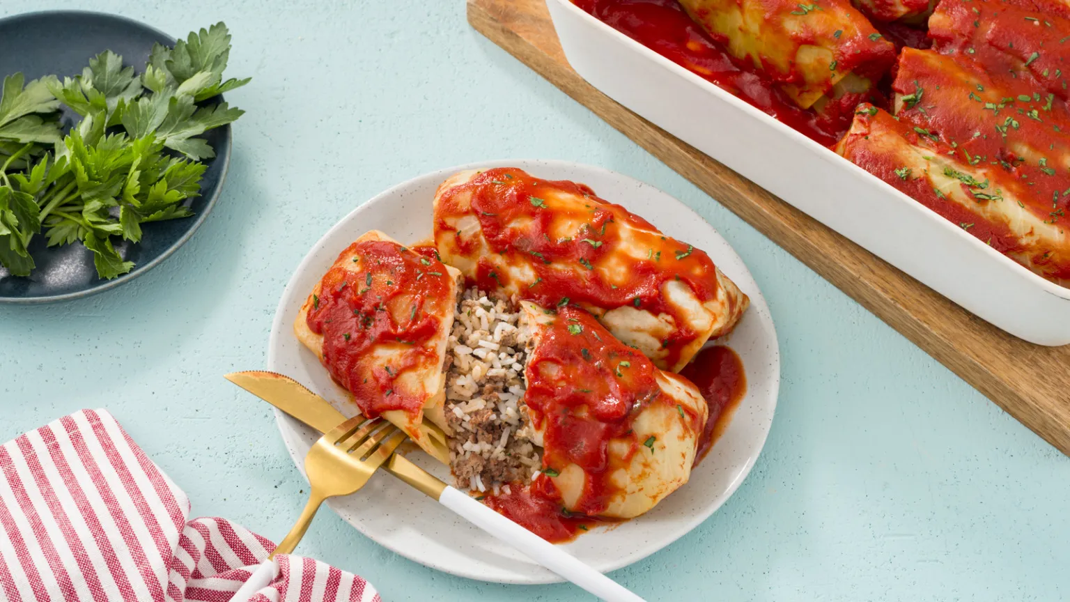 45 Minute Stuffed Cabbage Rolls