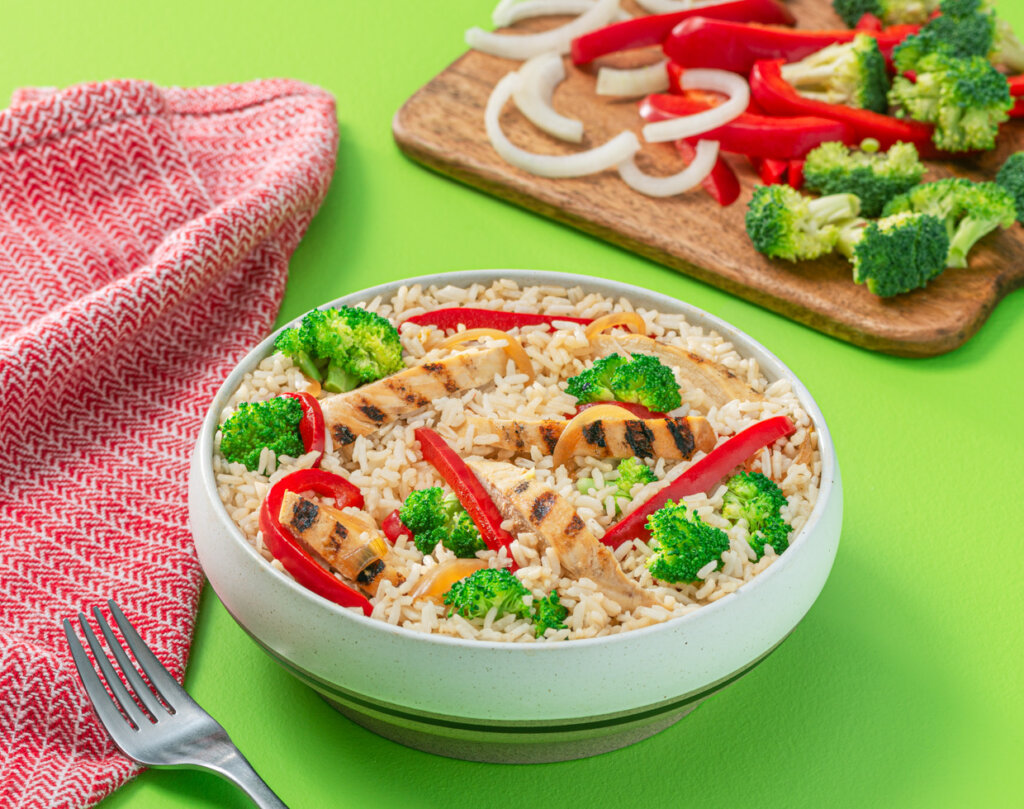 Chicken Rice Stir Fry