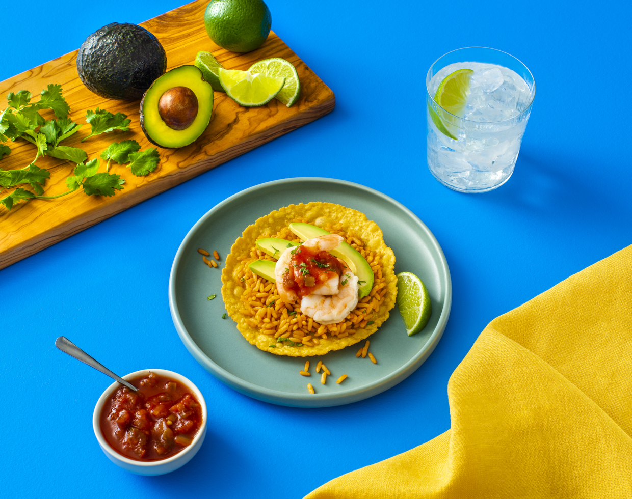 Tostada Aux Crevettes En 10 Minutes