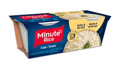 Minute Rice<sup>®</sup> Butter & Sea Salt Cups